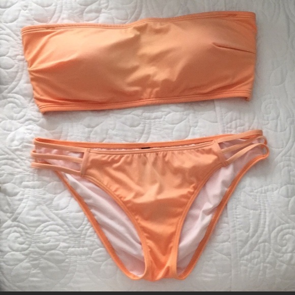 ISO Orange Marcramé Top - Picture 2 of 2